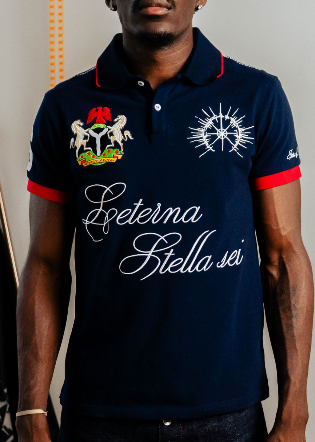 L'eterna Navy Blue Polos