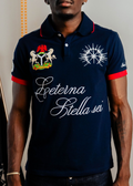 L'eterna Navy Blue Polos