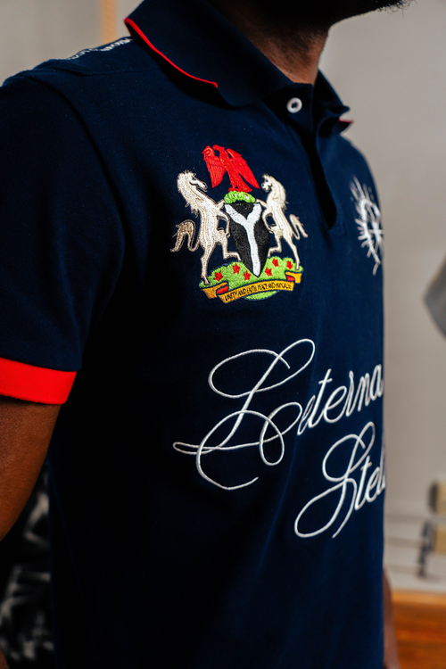 L'eterna Navy Blue Polos